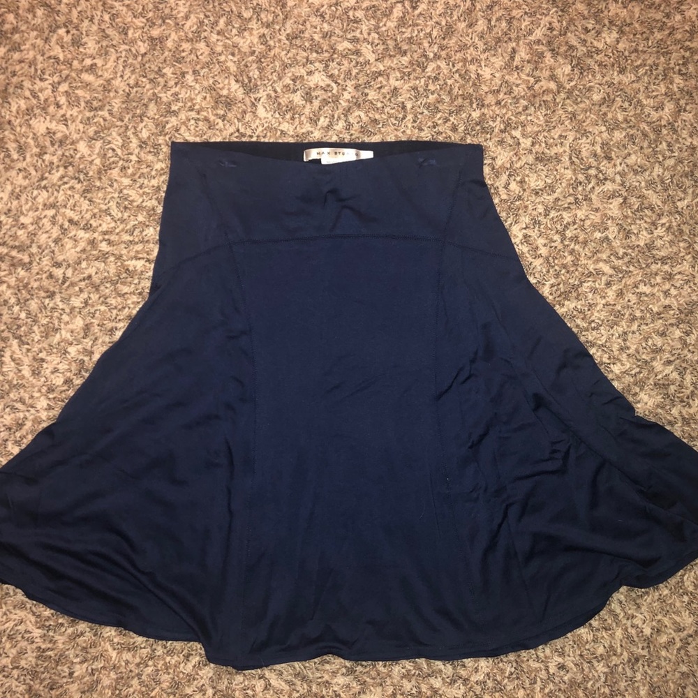 Navy Max Studio Skirt